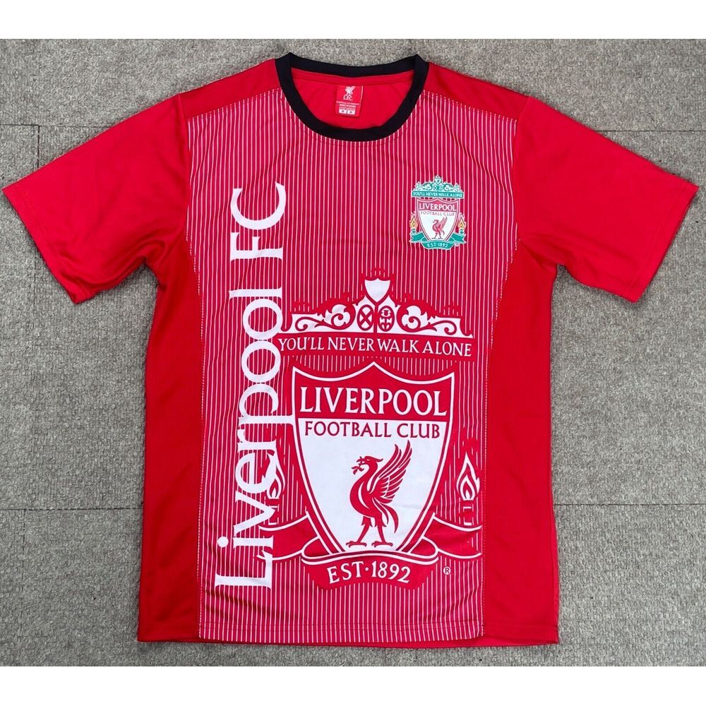 L.F.C. Liverpool Football Club You'll Never Walk Alone Football Jersey Size M‎